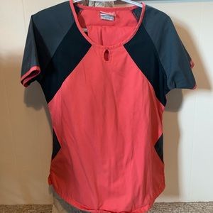 ButterSoft Scrub Set- Salmon Pink with grey and black